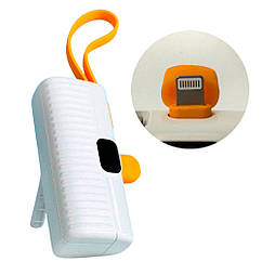 Power Bank Павербанк WUW Y134 Mini Lighting 5000mAh Білий