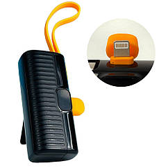 Power Bank Павербанк WUW Y134 Mini Lighting 5000mAh Чорний