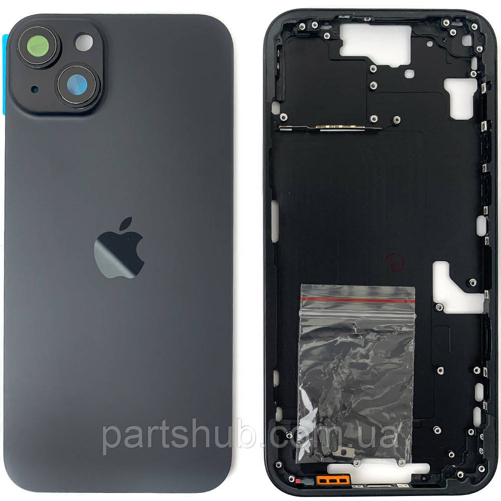 Корпус Apple iPhone 15 Plus у зборі (чорний EU версія), фото 1