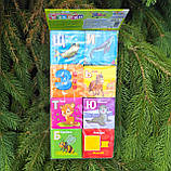 Розвиваючі дитячі Кубики з водонепроникної тканини, FUN Game Club, Тварини, 8 штук, м‘які, літери, геометричні фігури, в пакеті, фото 3