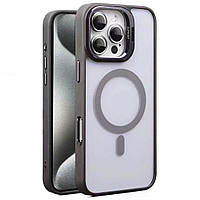 Чохол Primo Support MagSafe для iPhone 16 Pro Max з захистом камер - Grey