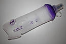 Силіконова пляшка для води WRELS 500 мл спортивна складана Violet, фото 6