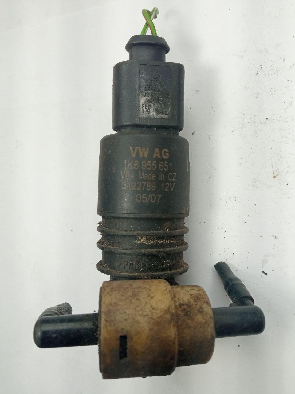 Насос-мотор омивача Volkswagen / Audi 1K6 955 651 / 1K6955651 / VD4 3122789 / VD43122789, фото 1