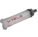 Силіконова пляшка для води WRELS 500 мл спортивна складана Red, фото 4