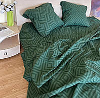Постільна білизна натуральна Бавовна Бязь Люкс комплект постільної білизни двоспальний розмір 180х215 см
