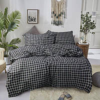 Постільна білизна натуральна Бавовна Бязь Люкс комплект постільної білизни двоспальний розмір 180х215 см