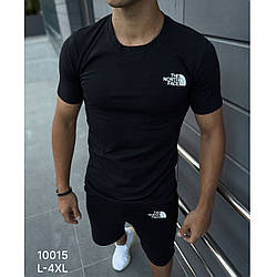 Чорний чоловічий костюм на літо Розміри: 46,48,50,52,54 (21312-7)