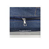 Сумка жіноча невелика тканинна синій, фото 5