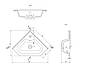 Умивальник Аmidicon CUT 41х41 см, фото 6