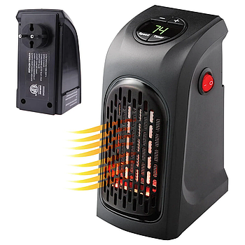 Портативний нагрівач 400 Вт із терморегулятором, від мережі, HANDY HEATER/Керамічний мінівентилятор