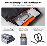 Адаптер BENFEI USB C на HDMI, адаптер USB Type-C на HDMI для iPhone 15 Pro/Max, MacBook Pro/Air, iPad Pro, iMac, фото 5