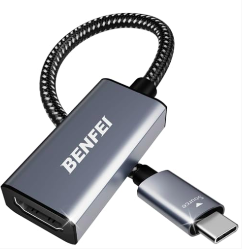 Адаптер BENFEI USB C на HDMI, адаптер USB Type-C на HDMI для iPhone 15 Pro/Max, MacBook Pro/Air, iPad Pro, iMac