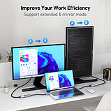 Адаптер BENFEI USB C на HDMI, адаптер USB Type-C на HDMI для iPhone 15 Pro/Max, MacBook Pro/Air, iPad Pro, iMac, фото 6