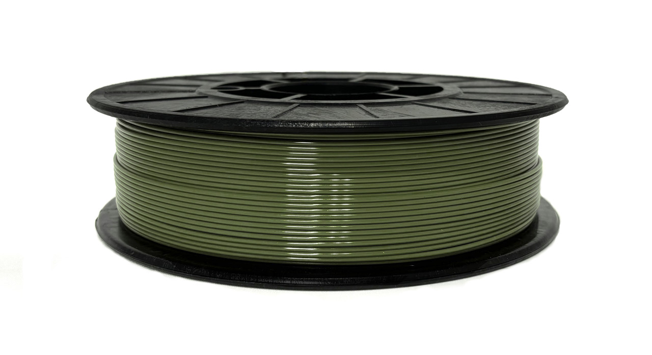 Нитка PETG (CoPET, ПЕТГ) пластик для 3D друку, Хакі (1.75 мм/0.75 кг)