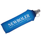 Силіконова пляшка для води Newboler 750 мл спортивна складана Blue, фото 3