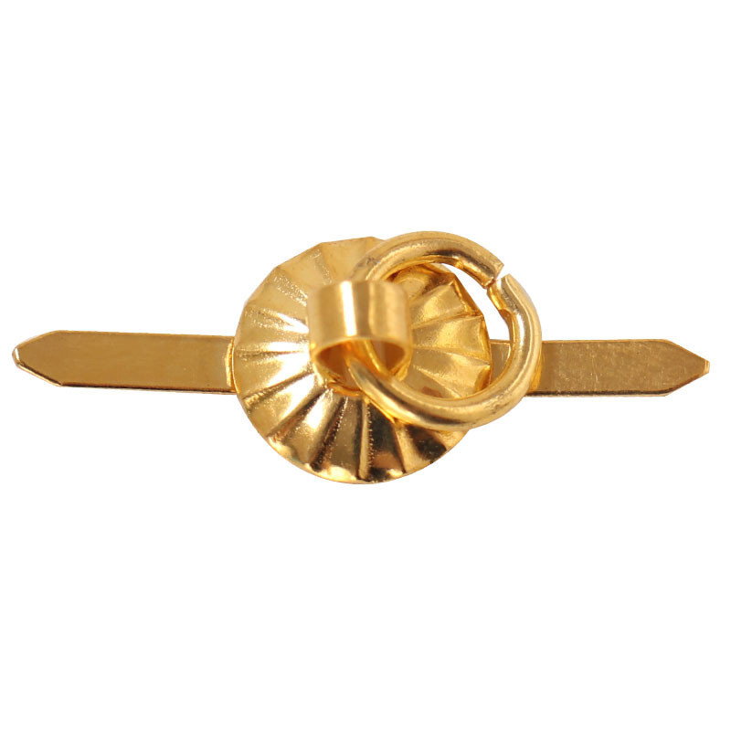 Ручка для меблів з кільцем 1.2 см Золото, фото 1