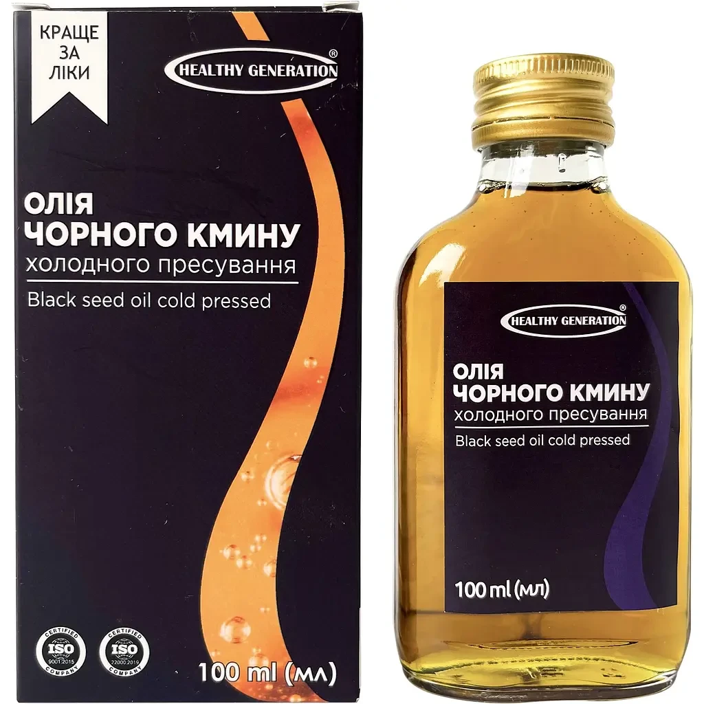 Олія чорного кмину Healthy Generation 100 мл