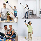 Комплект валиків для фарбування з резервуаром 3 шт., Point Roller/Малярні валики для фарбування стін і стелі, фото 6