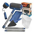 Комплект валиків для фарбування з резервуаром 3 шт., Point Roller/Малярні валики для фарбування стін і стелі, фото 9