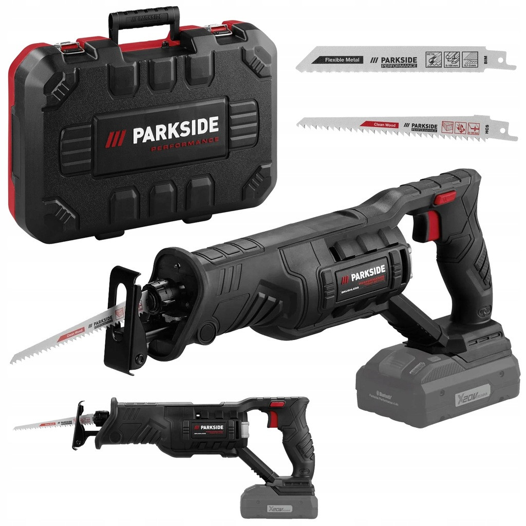 Акумуляторна сабельная пила Parkside PERFORMANCE PSSAP 20-Li D5, фото 1