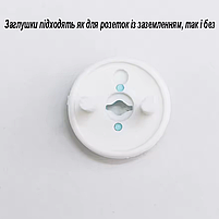 Заглушки на розетки для безпеки та захисту для дітей, набір 6шт з ключем. Безпечний дім без зайвих турбот, захист від дітей, фото 6