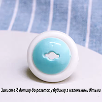 Заглушки на розетки для безпеки та захисту для дітей, набір 6шт з ключем. Безпечний дім без зайвих турбот, захист від дітей, фото 7