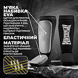 Захист гомілки і стопи PowerPlay PP_3054, Чорний, L (зріст 170-188 см) – надійний для єдиноборств, комфортний і міцний матеріал, фото 10
