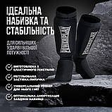 Захист гомілки і стопи PowerPlay PP_3054, Чорний, L (зріст 170-188 см) – надійний для єдиноборств, комфортний і міцний матеріал, фото 11