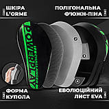 Лапи боксерські PowerPlay PP_3041, Чорно-зелені, PU, пара – для інтенсивних тренувань, фото 9