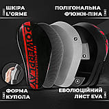Лапи боксерські PowerPlay PP_3041, Чорно-червоні, PU, пара – для інтенсивних тренувань, фото 9