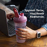 Шейкер спортивний SmartShake Lite DC Flash, 800 мл, пластик (PC5), із сіточкою, помаранчевий, BPA-free, фото 10