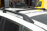 Поперечини під ключ (2 шт) Сірий для Volkswagen T5 Caravelle 2004-2010 рр, фото 6