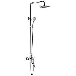Душова колона зі змішувачем Champion SUS-009-J Chrome з нерж. сталі (CH6540)