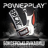 Боксерські рукавиці PowerPlay 3086 Чорні 12 унцій (340г.) для спортсменів 60-80 кг., фото 8