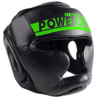 Боксерський шолом PowerPlay PP_3048, Чорний, розмір XL (обхват голови 56+ см) - для інтенсивних тренувань