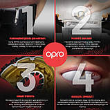 Капа для боксу OPRO Gold Braces під брекети - доросла (вік 11+) Червона, з високим рівнем захисту, фото 9