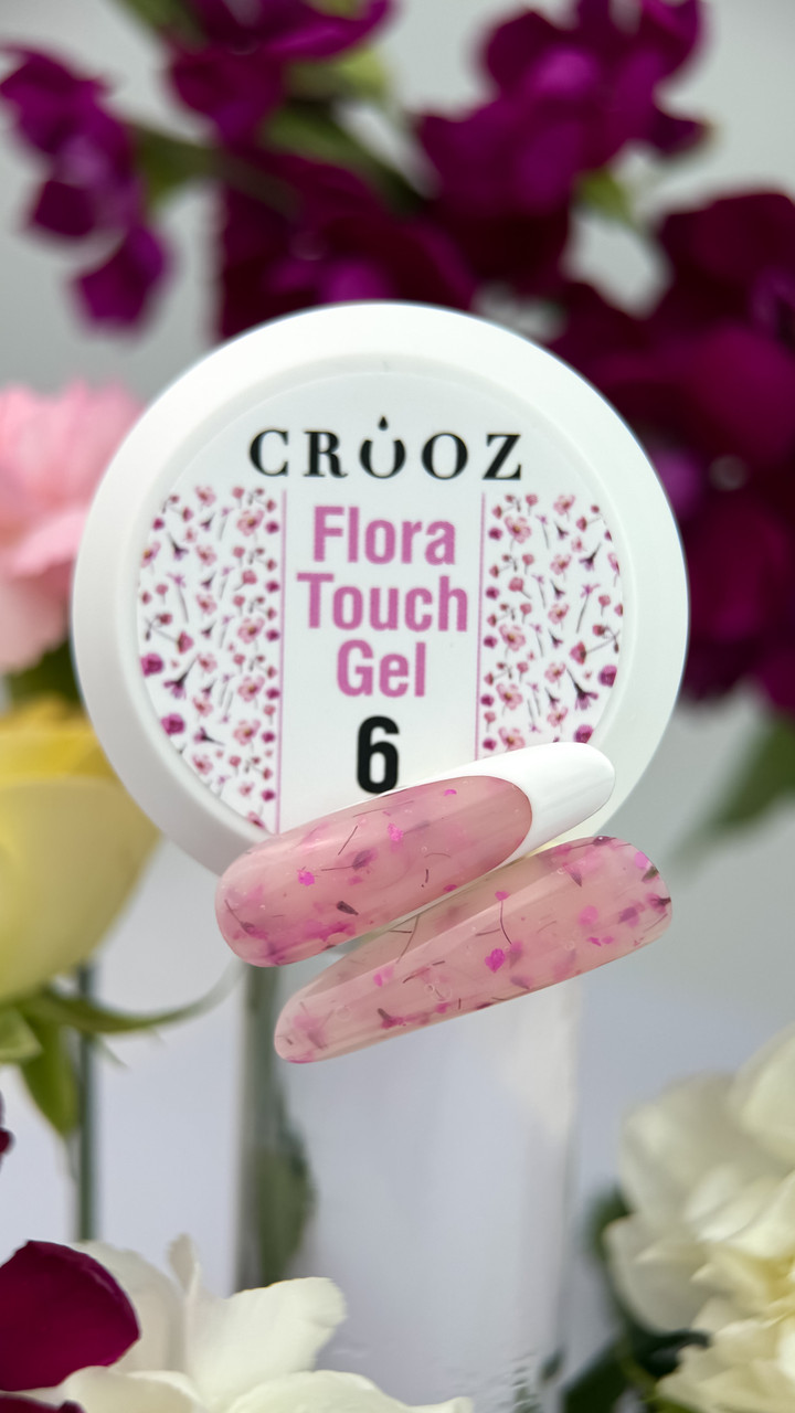 Гель для нігтів Flora touch gel номер 6 crooz 15 мл