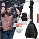 Петлі підвісні RDX F6 KARA (петлі Береша), Чорні (пара) – для турніка, преса та функціонального тренінгу, фото 8