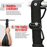 Петлі підвісні RDX F6 KARA (петлі Береша), Чорні (пара) – для турніка, преса та функціонального тренінгу, фото 10