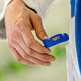 Капа для боксу OPRO Bronze - доросла (вік 11+) Синя, з високим рівнем захисту, фото 9