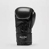 Боксерські рукавиці Leone GN383, Чорні, 14 унцій (397г.) для спортсменів 80-90 кг. + капа, фото 4