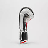 Боксерські рукавиці Leone GN333, Чорні, 12 унцій (340г.) для спортсменів 60-80 кг. + капа, фото 5