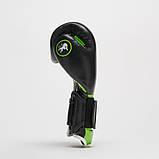 Боксерські рукавиці Leone GN115, Чорні, шкіряні, 14 унцій (397г.) для спортсменів 80-90 кг. + бинти, фото 6