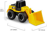 Набір із 5 машинок будівельної техніки CAT Construction Little Machines, фото 5