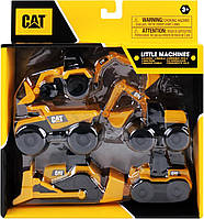 Набір із 5 машинок будівельної техніки CAT Construction Little Machines