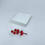 Коробка для 4 цукерок, 112*112*30 мм│НФ│, без вікна, біла ▶ (10 шт), фото 2