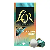 Кава в капсулах Nespresso L'OR Iced Coconut Limited Creations, 10 шт. 100% Арабіка Франція
