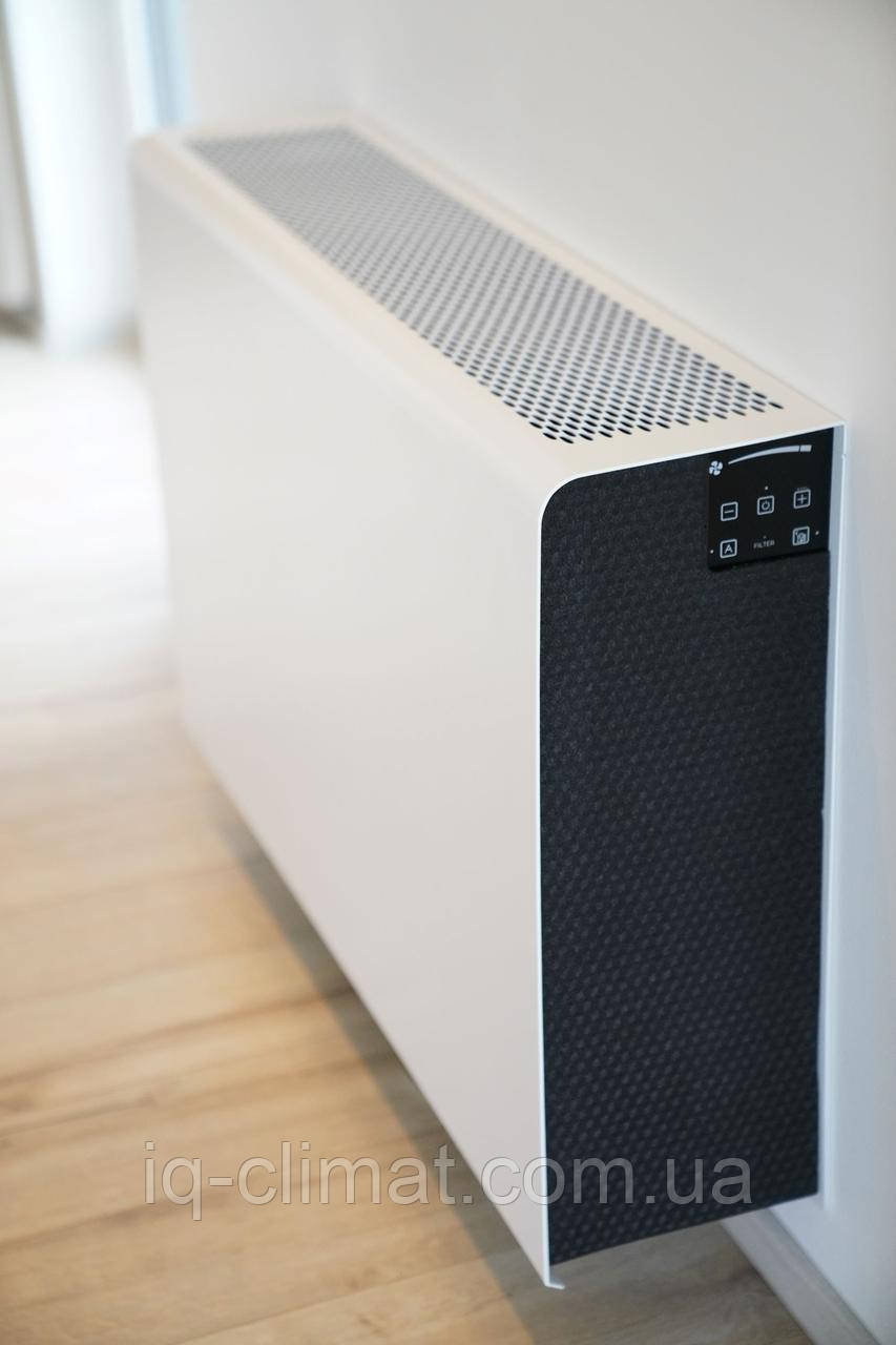 Вентиляційна установка з рекуператором та режимом конвектор/фанкойл Xroom XR1-010-ECV1HRPCOS-0A0