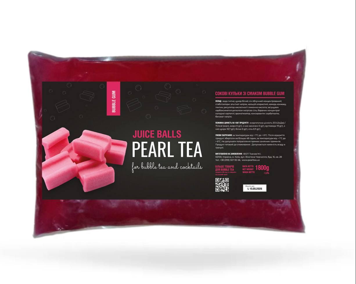 Bubble tea Перлини Bubble Gum 1.8 кг ТМ Pearl Tea, фото 1