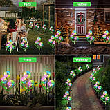 Садовий LED-світильник на сонячній батареї "Кульбаба" 2 шт., фото 4